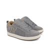 Sneaker DC SHOES "Court Graffik", Gr. 12(46), grau, tan, sanftes weiß, 57.05% Leder, 28.2% Synthetikmaterial, 13.87% Polyester, 0.88% Textil, Schuhe