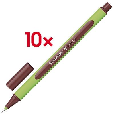 Schneider 10x Fineliner »Line-Up« 1910 braun Image