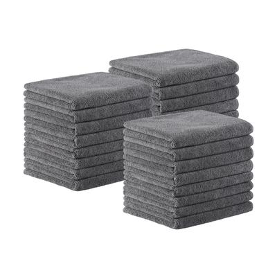 Arkwright Home Bck2U Terry Mircofiber Salon Towel 16x27 Grey (24/Pack) (PNP915109GY) 24/PK Salon Towels & Facial Cloths