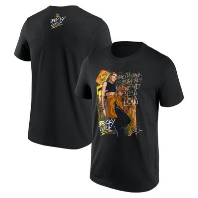 WWE Becky Lynch Dead End T-Shirt - Schwarz - Herren Image