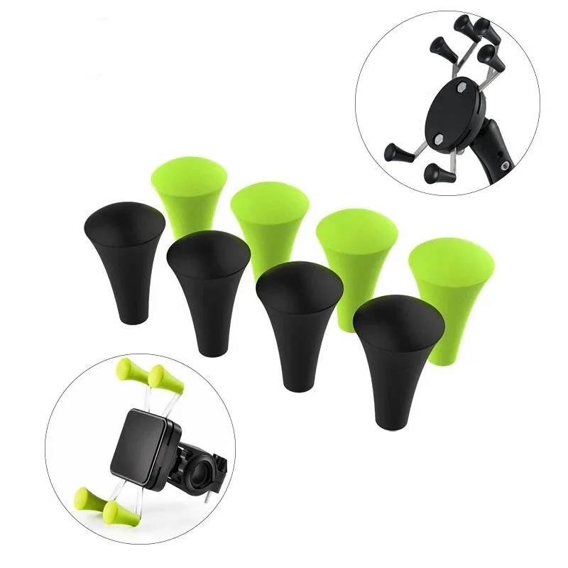Support universel pour téléphone portable de vélo, accessoires de moto, support de fixation pour smartphone en silicone pour moto