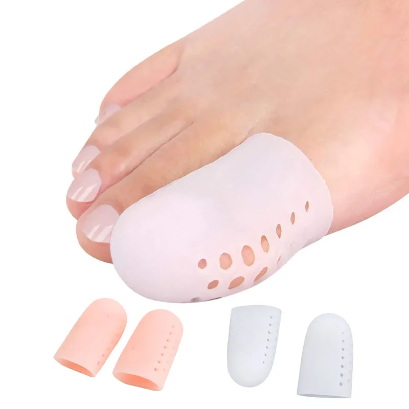 Großer Zehenschutz, Schutz für Schmerzlinderung, Anti-Reibungs-Trennärmel, atmungsaktive Zehenkappen, Abdeckung von Schwielen, Blasen, Hammerzehen Image
