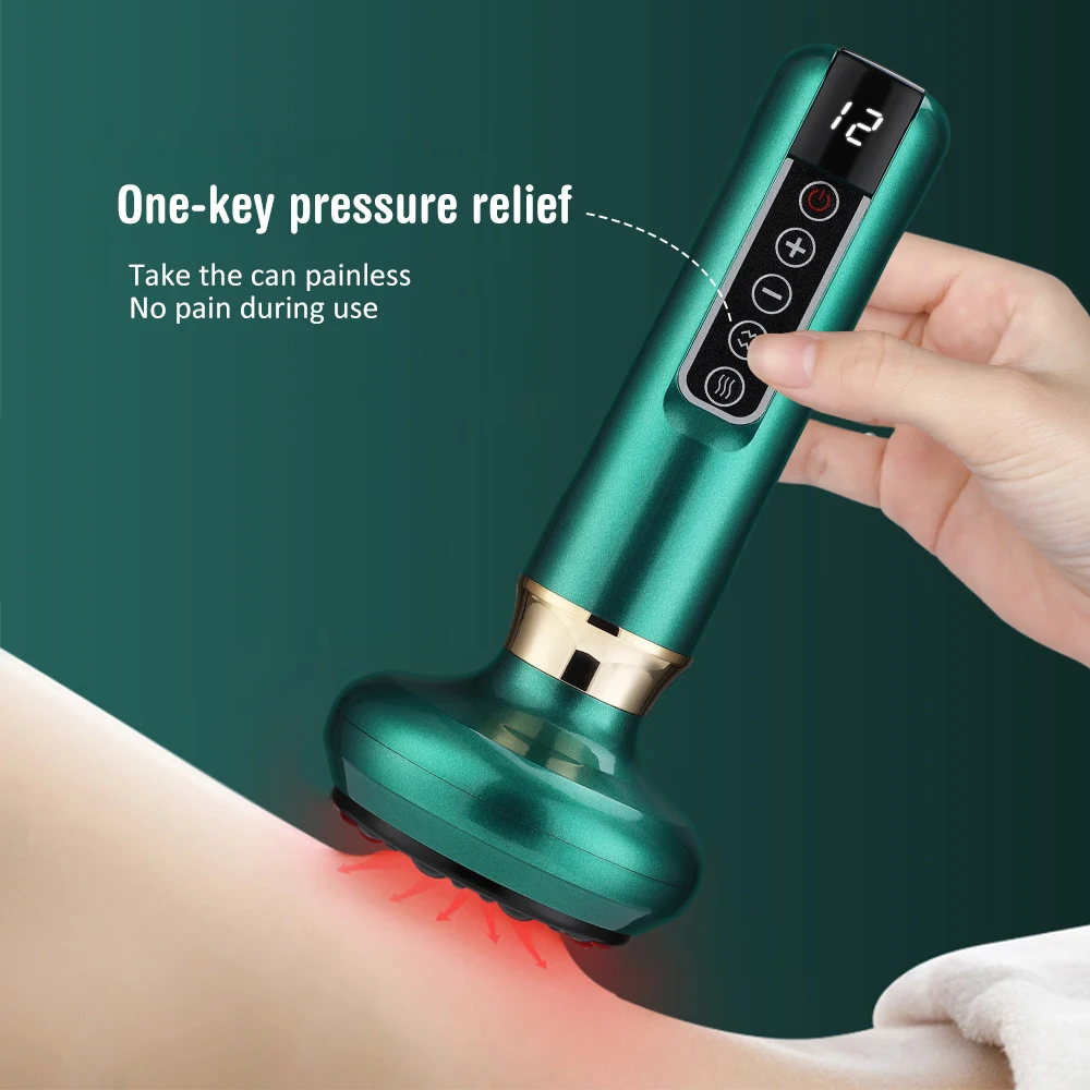 Masseur électrique chinois GuaSha Anti-Cellulite ventouse sous vide beauté santé grattage chaleur infrarouge minceur Massage Thera