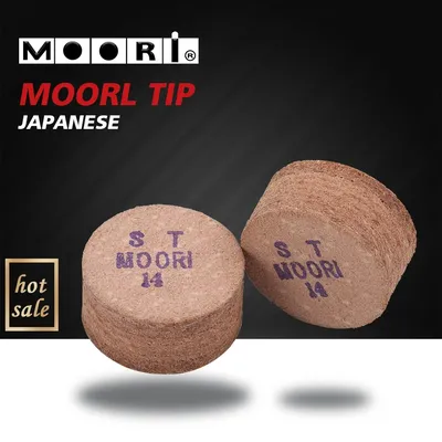 Original Moori Tips Billard-Pool-Queue-Spitzen, hochwertige Billard-Spitzen, mehrere Modelle, 1-teiliges professionelles Billard-Zubehör Image