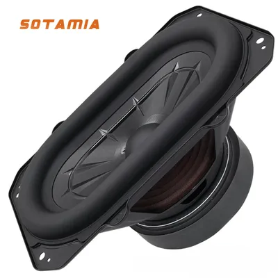 SOTAMIA 1Pcs 8 Inch Subwoofer Audio Speaker 3 Ohm 100W Super Bass Runway-shaped Sound Music Hifi Speaker for JBL Boombox 3