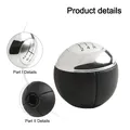 Pomello del cambio a 5 velocità Leva del cambio in pelle cromata per Mini Per Cooper Per R50 Per R53 2000-2006 Per Cabrio Per R52