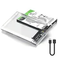 Scatole per dischi rigidi Custodia per disco rigido da USB 3.0 a SATA III Custodia per disco rigido SSD da 2,5 pollici Custodia esterna per disco rigido Custodia per disco rigido esterno