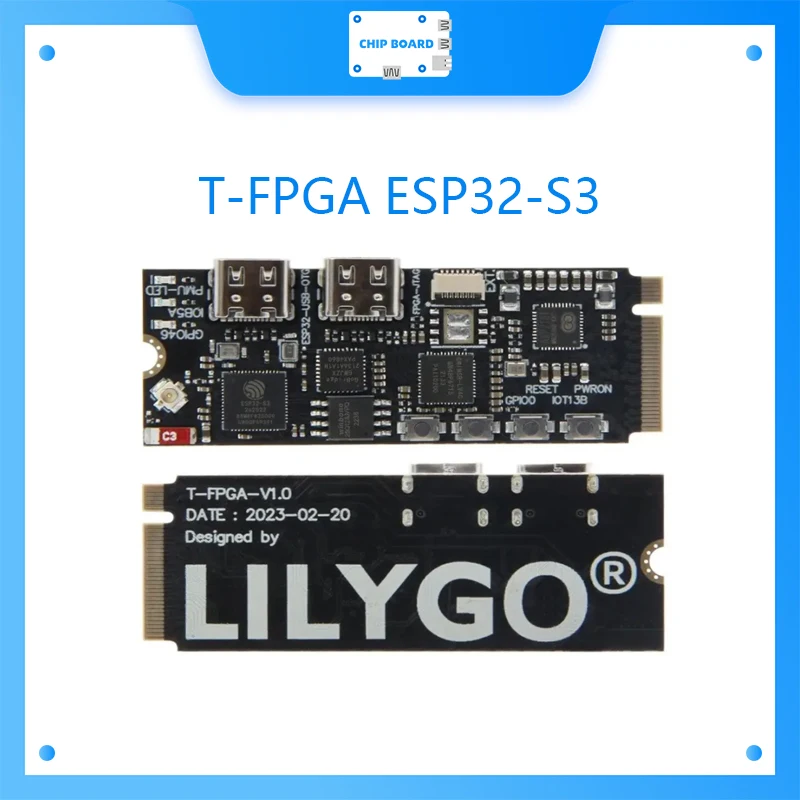 T-FPGA ESP32-S3 Entwicklungsboard M.2-Steckplatz FPGA GW1NSR-LV4CQN48PC6/I5 Low-Power-Mikrocontroller WiFi Bluetooth5 Modul Image