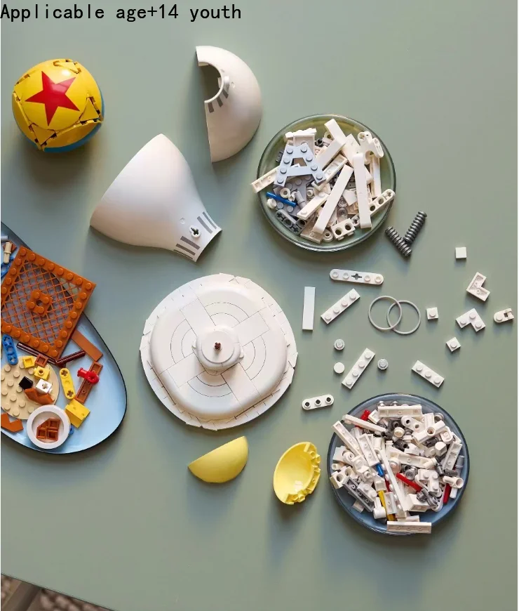 Moc 613 Stücke 21357 Ideen Lampe Raumdekor Bausteine Kreatives Modell DIY Ziegel Spielzeug Weihnachten Geburtstagsgeschenk Image