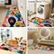 1PC Fish arts Pattern Kitchen Rugs Non-Slip Home Door Mats Pop design Bathroom Rugs Bath Mat Carpet for Home Sink Laundry Decor
