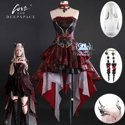 Liebe und Deepspace Heldinnen Cosplay Kostüm Abysm Sovereign Kleid Neue Kampf Outfit Hunter Uniform Halloween Party Frauen Mädchen Image