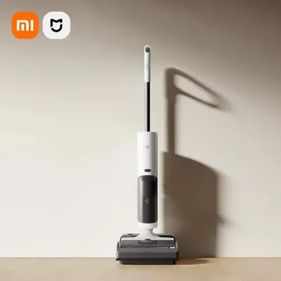 XIAOMI MIJIA Cordless Floor Scrubber 4C Anti-tangle Wet & Dry Vacuum Cleaner Automatic Cleaning Roller Brush Mop D304