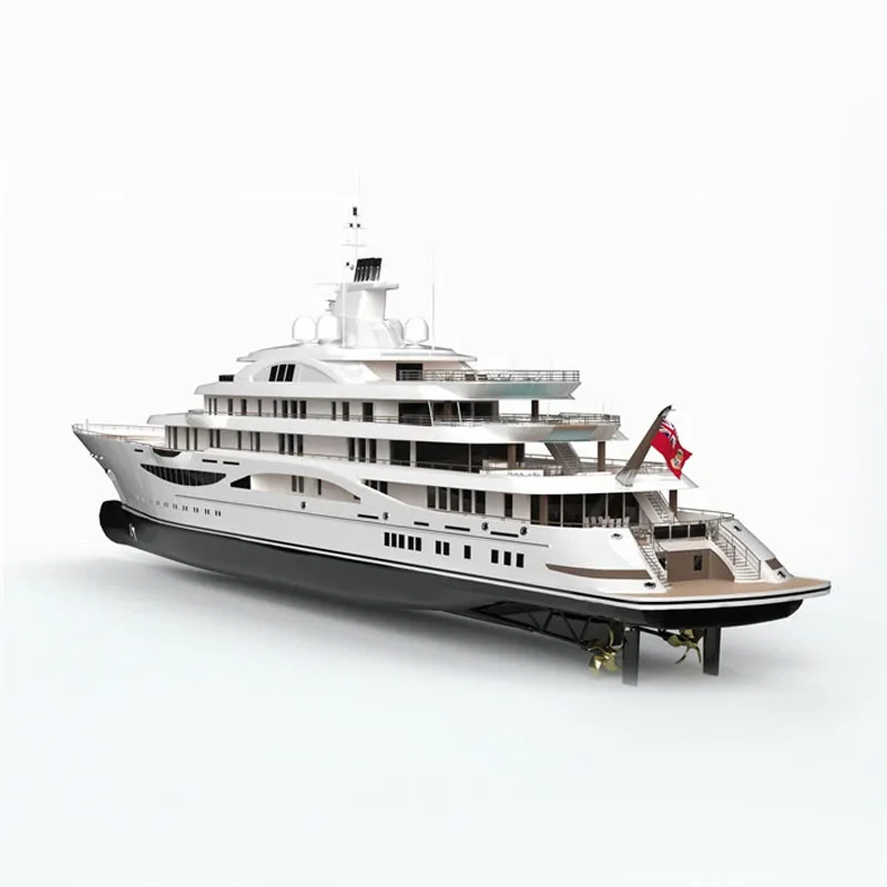 RC Luxus Yacht Modell Fertiges Schiffsmodell Statische dekorative Ornamente Kreuzfahrtschiff Spielzeug Geschenk Fernbedienung Simulation Bootsmodell Image