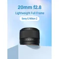 VILTROX 20mm F2.8 40mm f2.5 50mm f2 Obiettivo della fotocamera Air Full Frame Ultra grandangolare Messa a fuoco automatica Obiettivo VLOG per fotocamera Sony Nikon