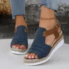 Neue Damen-Sandalen, leichte Keilschuhe für Damen, Sommersandalen, Plateauschuhe mit Absätzen, Sandalen, Freizeitschuhe