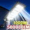 500000LM 1000W/800W/400W lampe solaire extérieure lumière du soleil capteur de mouvement lumière étanche rue mur cour lampe avec télécommande