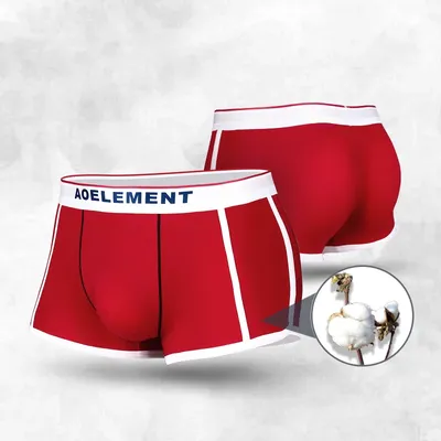 Modemarke Herrenunterwäsche Herren Boxershorts reine Baumwollshorts individuelle Unterhosen Jungen atmungsaktive SAO Trend Boxershorts Kopf Image