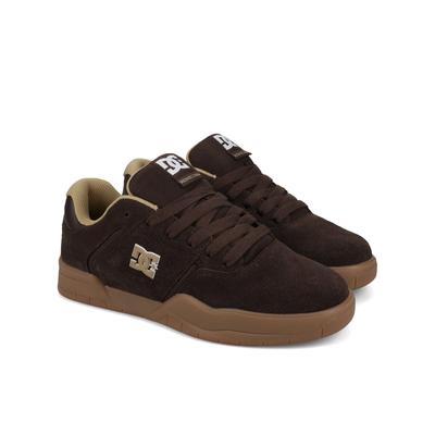 Sneaker DC SHOES "Central", Gr. 10,5(44), braun (braun, gum), Obermaterial: Leder / Futter: Textil / Außensohle: Gummi, Schuhe Image