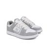Sneaker DC SHOES "Manteca 4", Gr. 7,5(38,5), grau (grau, grau, weiß), 53.02% Leder, 46.98% Synthetikmaterial, Schuhe