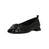 Ballerina CLARKS "Ubree15 Poppy", Damen, Gr. 38, schwarz, Leder, elegant, Schuhe, im simplen und eleganten Look
