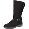 Stiefel WALDLÄUFER "HOJA", Damen, Gr. 8,5 (42,5), Normalschaft, schwarz, Nubukleder, sportlich, Schuhe, Boots, Winterstiefel, Bequemschuh, Komfortweite H = sehr weit