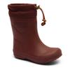 Gummistiefel BISGAARD "thermo", Kinder, Gr. 30, rot (bordeaux), Gummi, Basic, Schuhe, Boots mit Lammwolle, Größenschablone zum Download