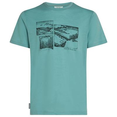 Icebreaker - Merino 150 Tech Lite S/S Tee The Climb - Merinoshirt Gr M türkis Image
