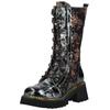 Schnürstiefel LAURA VITA "LAURA VITA Stiefel Leder/Textil", Damen, Gr. 39, schwarz, Leder, Textil, casual, Schuhe