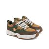 Sneaker DC SHOES "DC Ascend", Gr. 14(48,5), braun, olive, Obermaterial: Leder (Kuh) / Futter: Textil / Außensohle: Gummi, Schuhe
