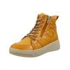 Schnürstiefelette HUSH PUPPIES "Hush Puppies Stiefelette Leder", Damen, Gr. 40, gelb, Leder, casual, Schuhe