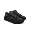 Sneaker DC SHOES "DC Metric", Gr. 10,5(44), rot (grau, grau, rot), 45.88% Leder, 32.94% Synthetikmaterial, 21.18% Polyester, Schuhe