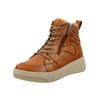Schnürstiefelette HUSH PUPPIES "Hush Puppies Stiefelette Leder", Damen, Gr. 38, braun (cognac), Leder, casual, Schuhe