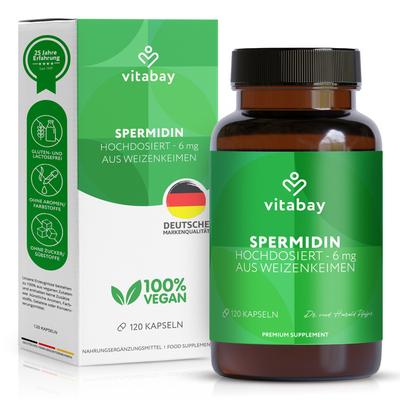 Spermidin 6 mg hochdosiert Kapseln 120 St Image