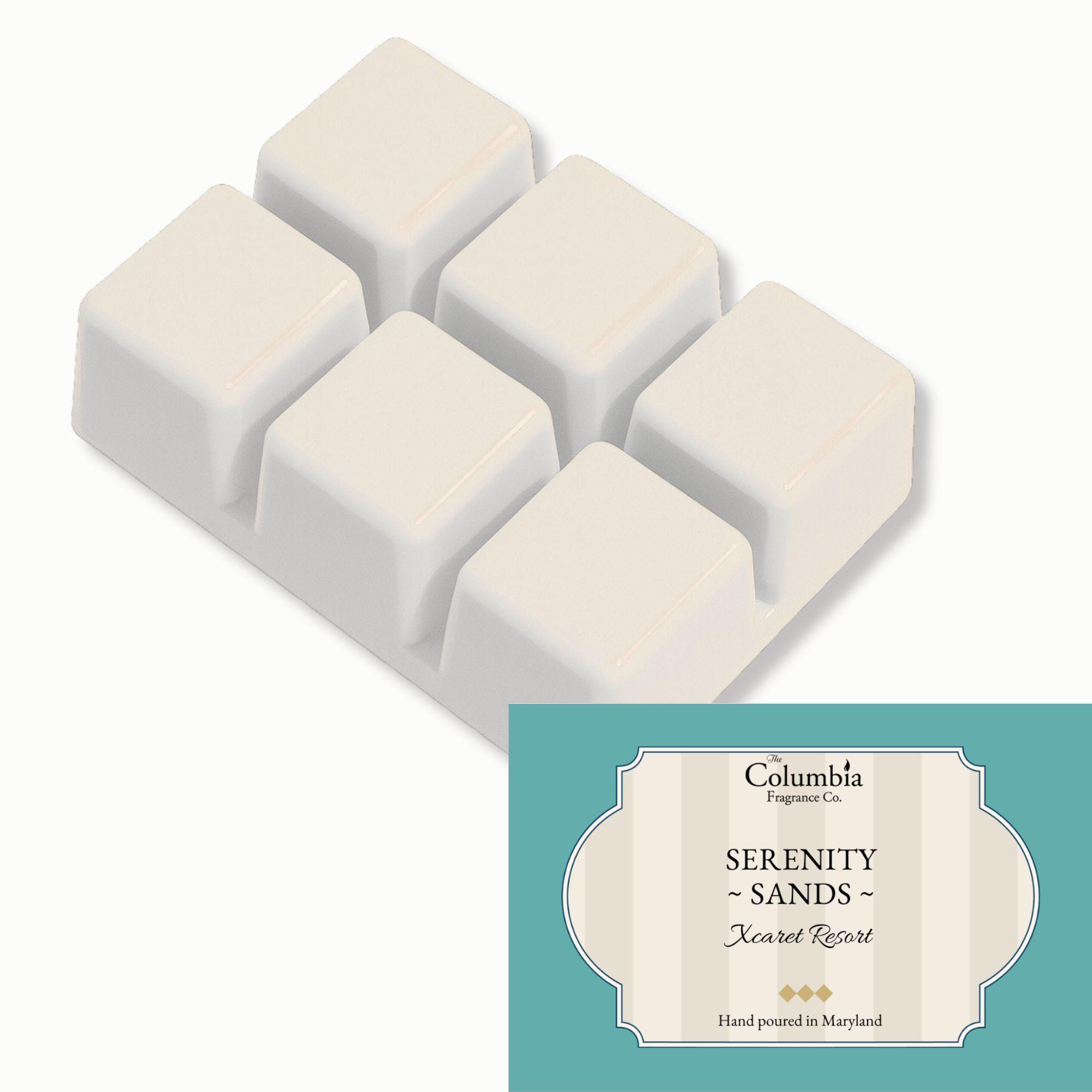 Parfum Xcaret, bois de santal et vanille, parfum d'hôtel, Serenity Sands, fondants échappés, lot de trois