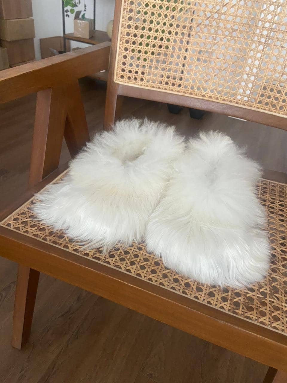 Chaussons en fourrure d'alpaga, chaussons unisexes du Pérou, chaussons en fourrure, chaussons d'hiver, chaussons en alpaga moelleux, chaussons en alpa