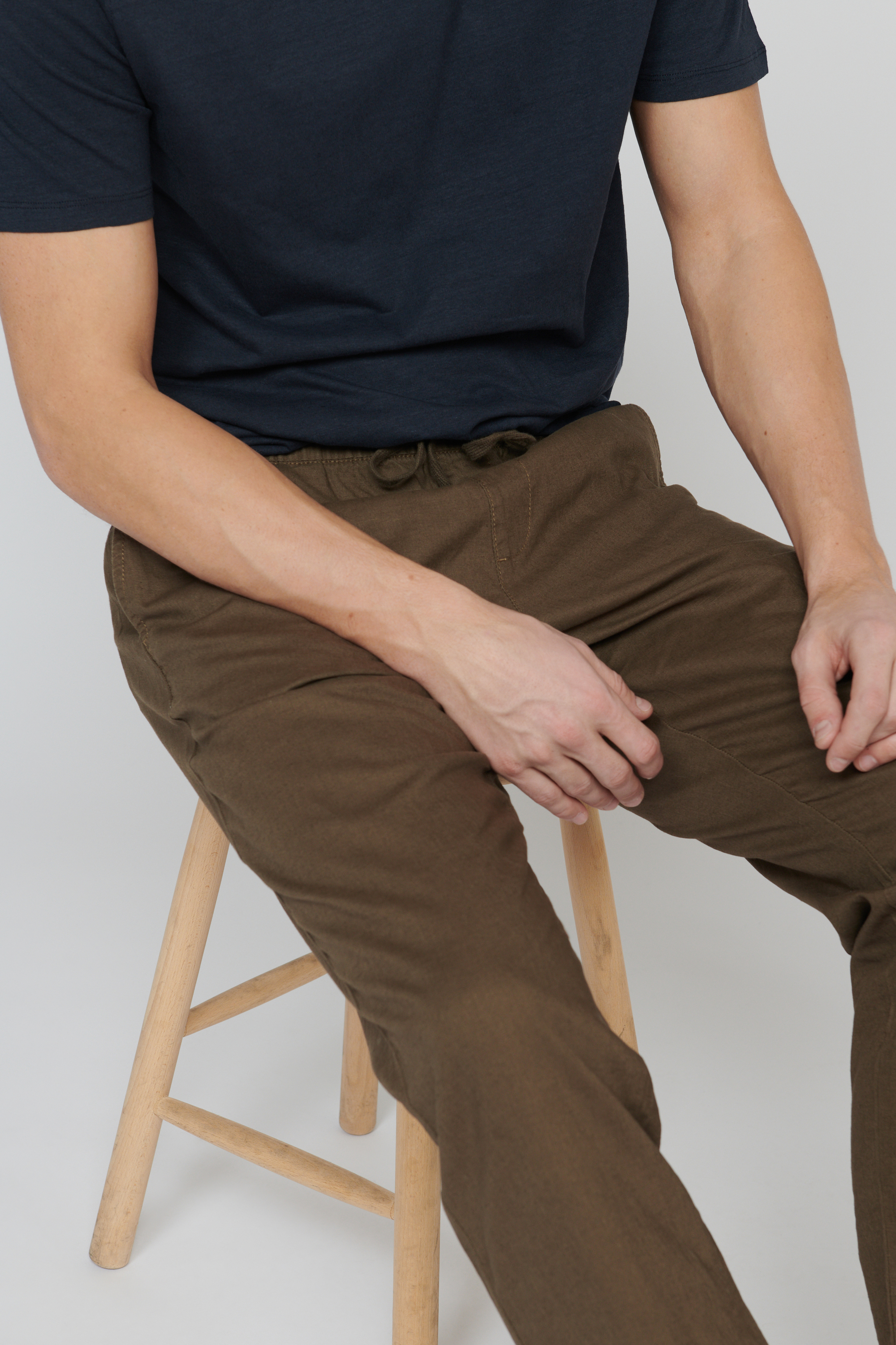 Casual Hose MAbarton Gerade Passform brown