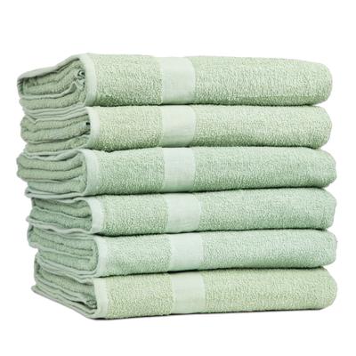 Arkwright Home Monarch Hospitality Pool Towel 36x68 Green (6/Pack) (P-BEACH-GRN-6PK)