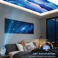 DESS 2025 NUOVO Mini Proiettore Android 13 TV OS 1280*720P Dual Wifi6 180 ° Supporto per proiettore portatile da esterno girevole per cinema BT5.0 4K