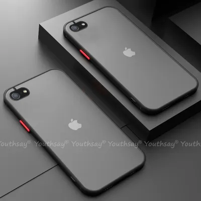For iPhone SE 2022 Case for iPhone SE 3 2022 2020 8 7 Plus Cover Silicone Matte Rubber Translucent Case For iPhone SE 2022 Cover