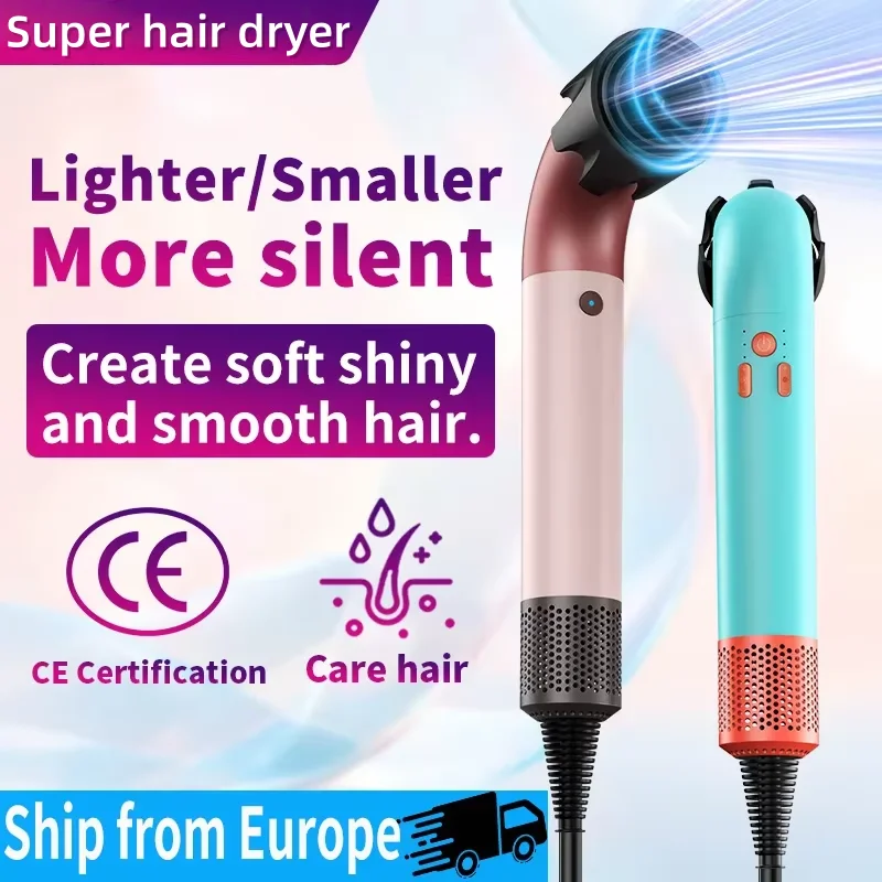 Asciugacapelli super Asciugacapelli senza foglie Asciugacapelli personale Cura Strumento per lo styling Asciugacapelli elettrico per parrucchiere domestico agli ioni negativi