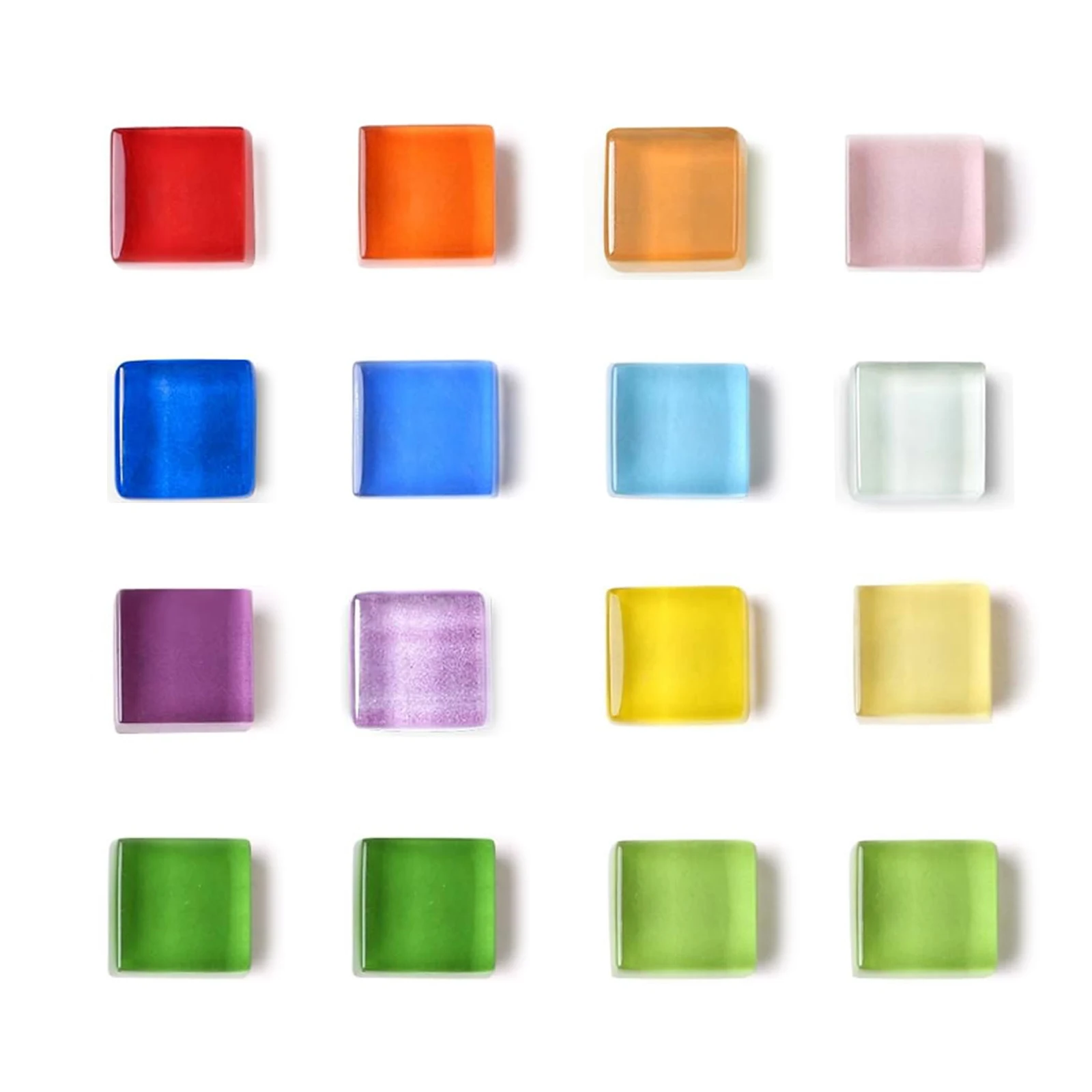 16-farbige Kühlschrankmagnete – bunte Kühlschrankmagnete mit niedlichen dekorativen Designs für Büro, Küche, Spind, Glas Image