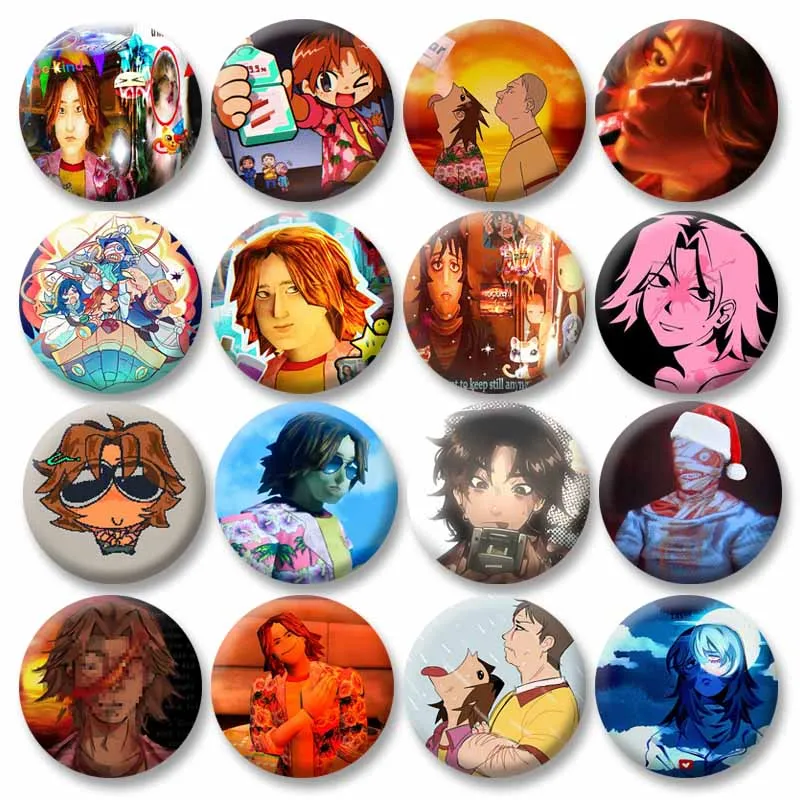 Horror Spiel Mundwasser Münze Brosche Kreativität Individualität Cartoon Anstecknadel Rucksack Kleidung Schmuck Abzeichen Zubehör Geschenk Image