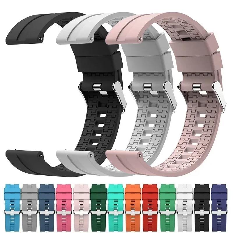 22 mm 20 mm Uhrenarmband für Samsung Galaxy Watch 7 6 5 Pro 4 Classic Active Sport Silikonarmband Huawei Watch GT 3-2e-pro Band Image