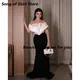 Luxury Evening Dress Customized Crystals Off The Shoulder Mermaid Wedding Party Gowns for Women Modest Formal Party Dresses Long