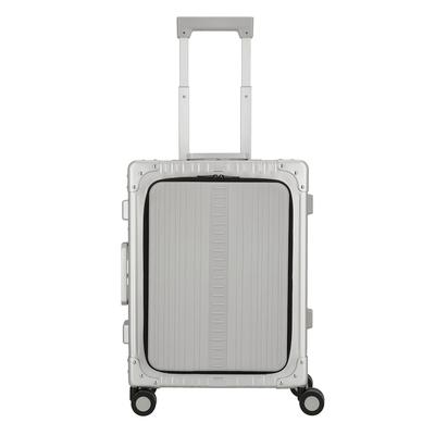 Aleon 21 Domestic 4 Rollen Kabinentrolley S 55 cm Laptopfach platinum Silber Damen Image