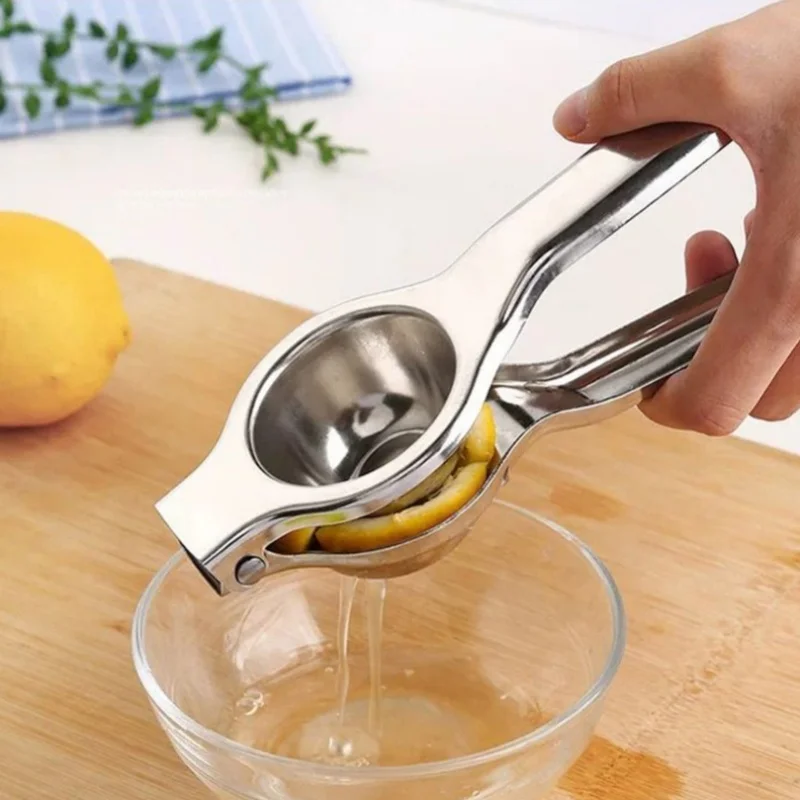 Edelstahl Manuelle Entsafter Squeeze Zitrone Zitrone Mini Orange Manuelle Zitrone Squeezer Entsafter Presse Tragbare Home Küche Gadgets