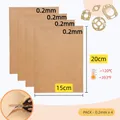 Guarnizione Fogli di carta 0,2 mm x 4 | Guarnizioni motore fai-da-te resistenti all'olio resistenti al calore e allo strappo Scooter Moto Tosaerba Motosega