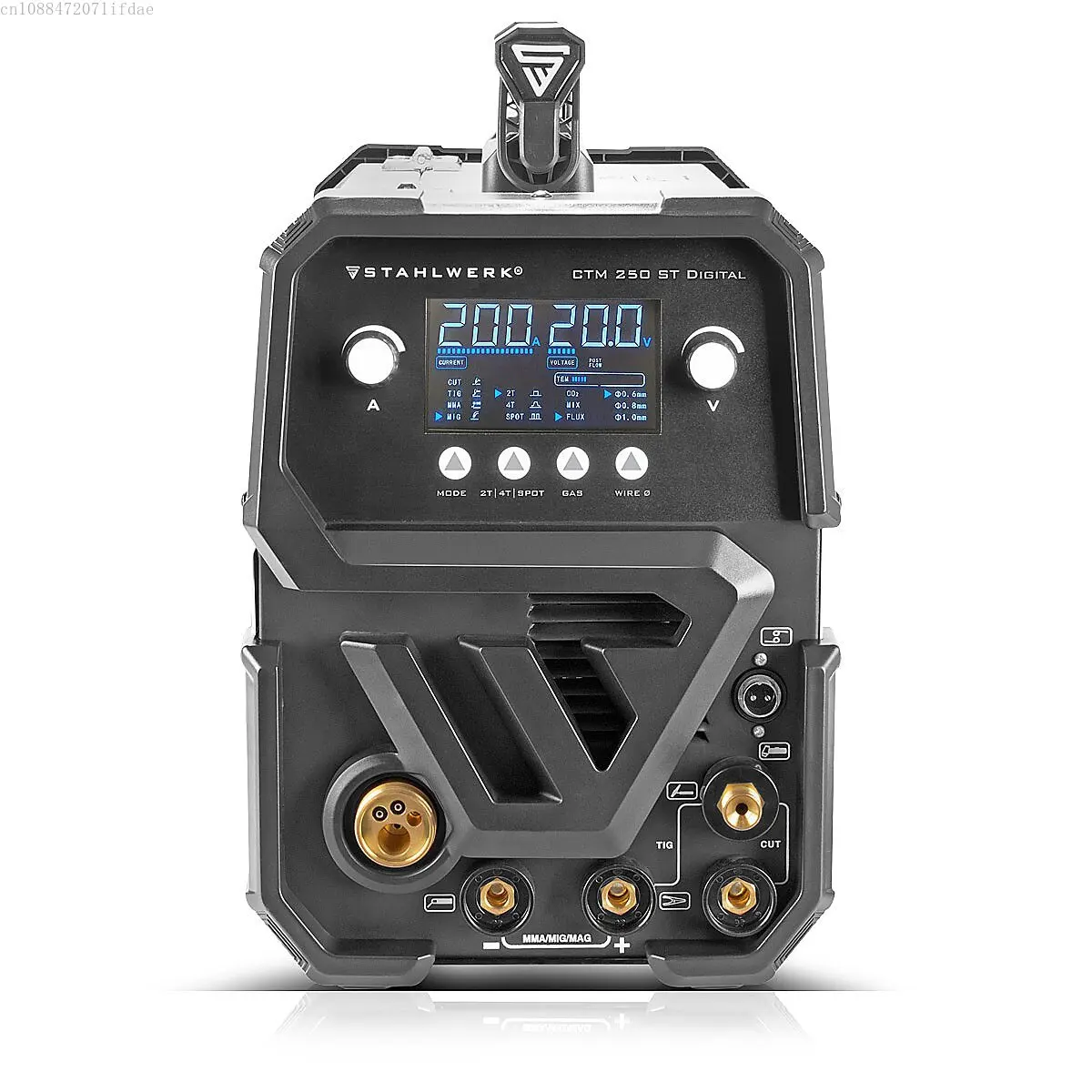 Stahlwerk CTM250 6-in-1-Laserschweißgerät 200 A Strom 5 kg MIG CO2 Plasmaschneider MMA MIG Gasloses WIG-Schweißgerät 220 V Neu Image