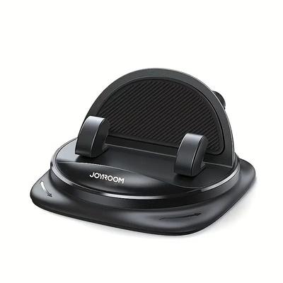 Car Phone Holder - Rotatable Dashboard Mount Non-slip Silicone Abs Material Waterproof And Heat-resistant Spring-loaded Fixing For Iphone Samsung And Smartphones