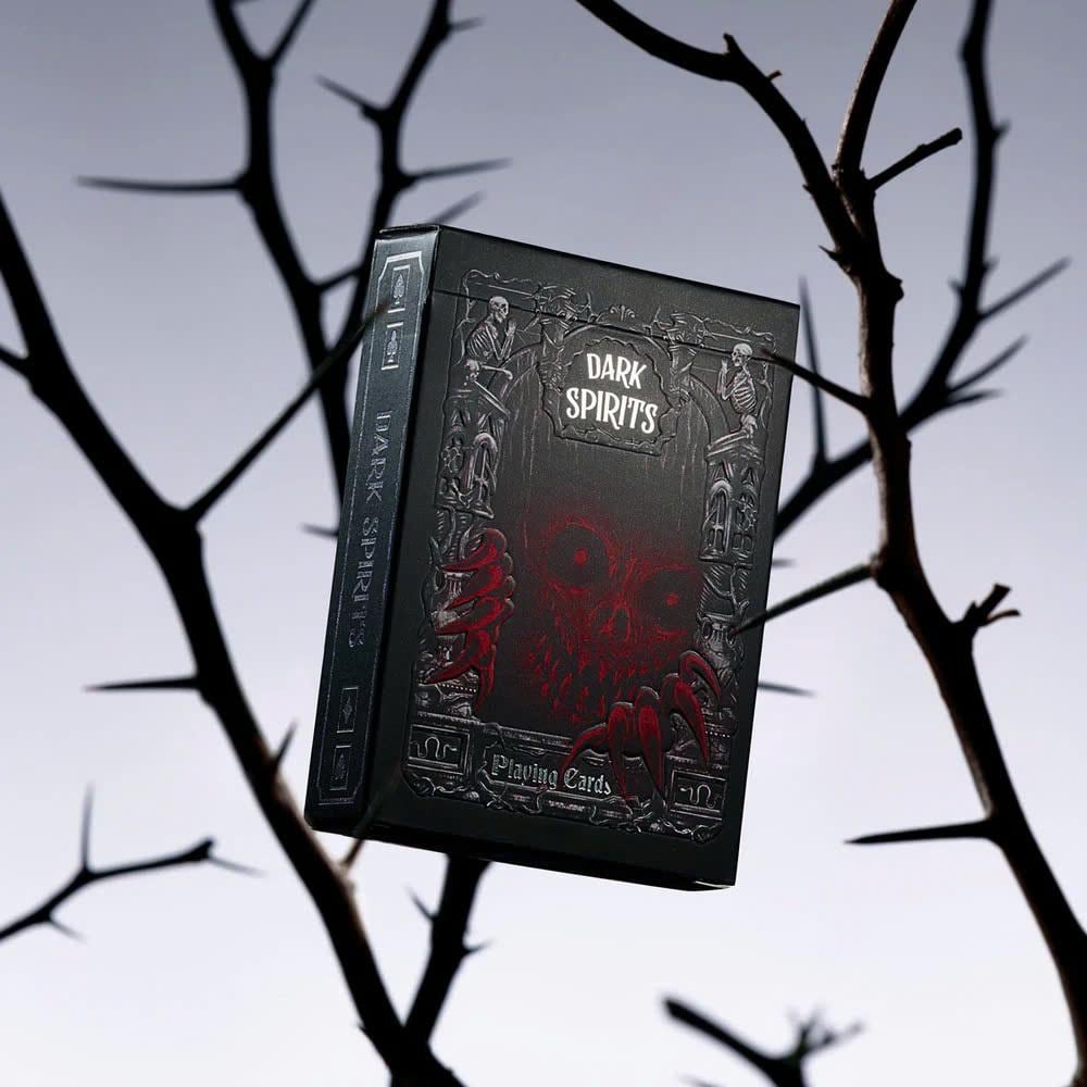 Carte da gioco Dark Spirits, carte da gioco premium, formato poker standard, carte da poker, carte da gioco uniche